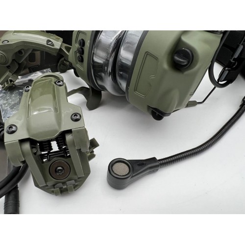 6TH GEN TACTICAL HEADSET тактическая гарнитура, звукосниматель и шумоподавление, активные в Сочи