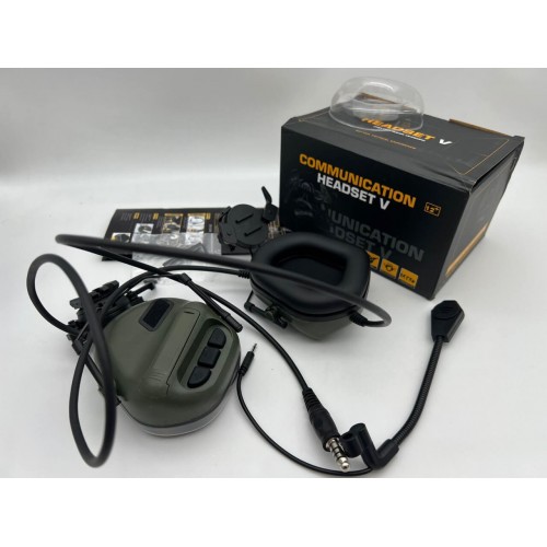 "COMMUNICATION HEADSET V" Активные тактические наушники для стрельбы в Сочи