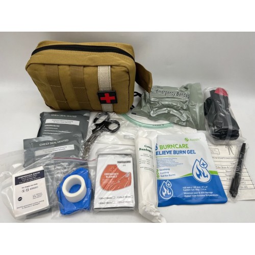 Номер 2. АРМЕЙСКАЯ АПТЕЧКА первой помощи ‼️УКОМПЛЕКТОВАННАЯ (с противоожоговым гелем BURNCARE в комплекте) / универсальная медицинская аптечка в Сочи