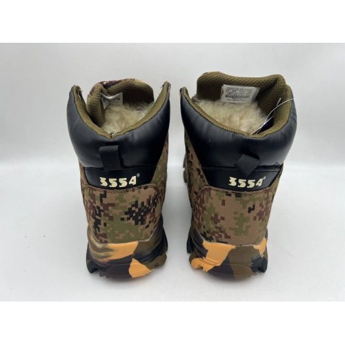 Тактические треккинговые ботинки «3554» зимние на меху в Сочи