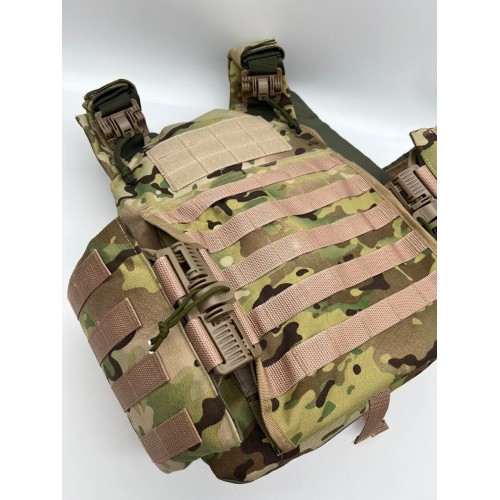 Бронежилет ЗАЩИТНИК в Сочи с кевларовым баллистическим пакетом C2, капами и бронеплитами Бр5