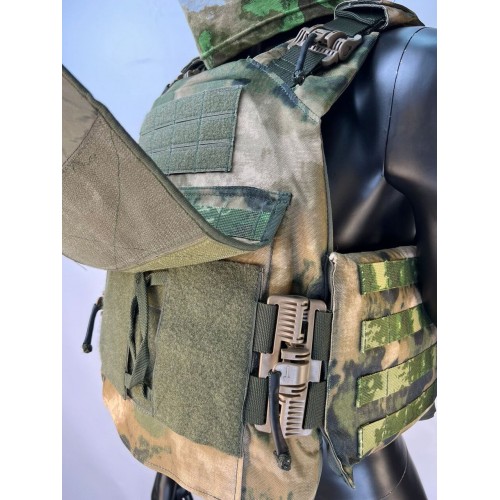 Бронежилет ЗАЩИТНИК в Сочи с кевларовым баллистическим пакетом C2, капами и бронеплитами Бр5