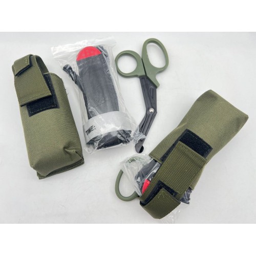 Чехол в комплекте с турникетом 95 см и ножницами для крепления на систему молле в Сочи