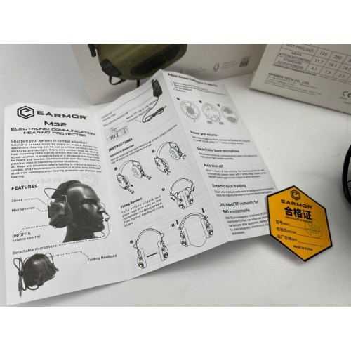 EARMOR M32 активные тактические наушники в Сочи