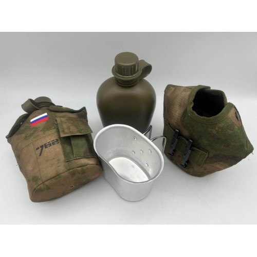 Фляга «7.62 RU» с супницей/котелком в чехле в Сочи