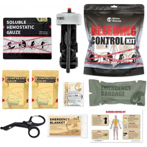 Комплект для остановки кровотечений «Bleeding Control Kit» Rhino Rescue в Сочи
