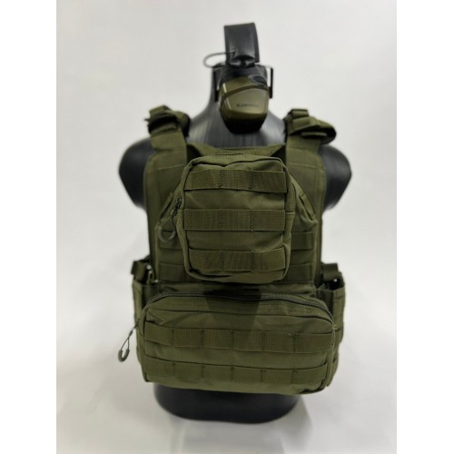 Жилет (плитник быстросъёмный YAKEDA/разгрузка)2 с подсумками на спине в Сочи