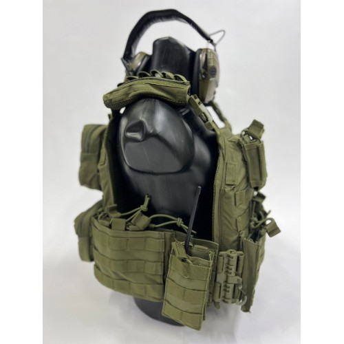 Жилет (плитник быстросъёмный YAKEDA/разгрузка)2 с подсумками на спине в Сочи