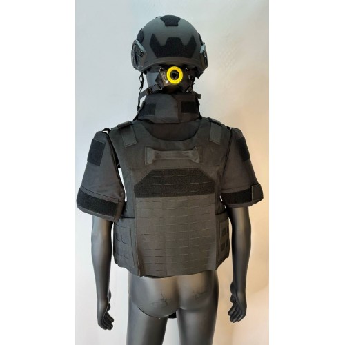 Бронежилет разгрузочный UNIVERSAL ARMOR в Сочи (СВМПЭ + бронеплиты Бр5 класса) черный