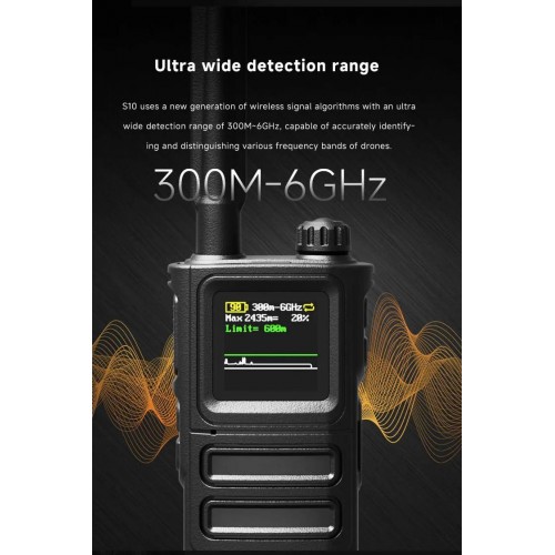 Детектор-обнаружитель дронов SKYDROID S-10 / «СОКОЛ 10» в Сочи портативный всенаправленный