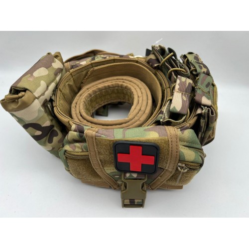 Пояс разгрузочный YAKEDA тактический с подсумками в Сочи