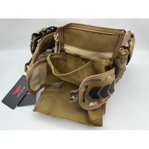 Пояс разгрузочный YAKEDA тактический с подсумками в Сочи