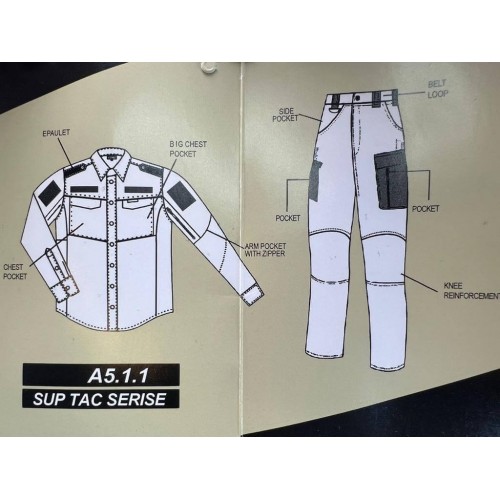 Костюм тактический А5.1.1 «Офицер» (брюки + рубашка) в Сочи