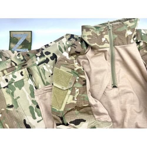 Костюм тактический с наколенниками и налокотниками камуфляжный MTP «Shark  Skin» в Сочи