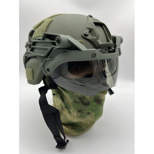 Откидные тактические нашлемные очки с креплением для шлема FAST/MICH/Ops-Core и другим моделям современных тактических шлемов в Сочи