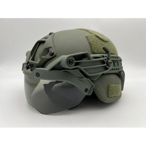 Откидные тактические нашлемные очки с креплением для шлема FAST/MICH/Ops-Core и другим моделям современных тактических шлемов в Сочи