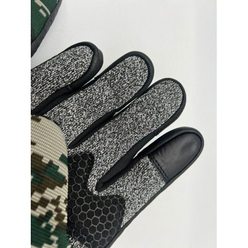 Перчатки с защитой от порезов, тактические с кожаными вставками  в Сочи