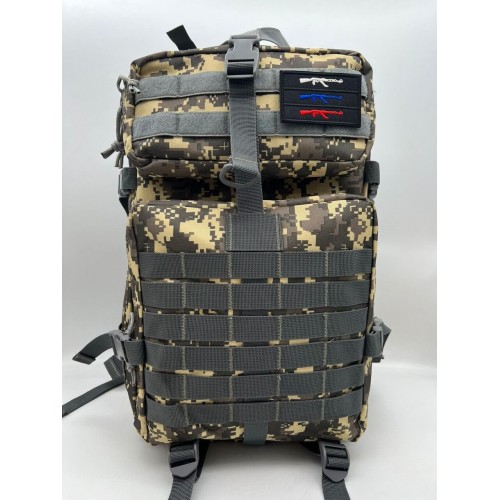 Рюкзак тактический 45 л пиксель/серый в Сочи