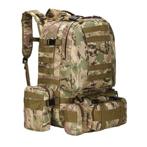 Рюкзак тактический 55 л со съемными подсумками в Сочи