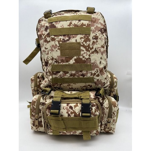 Рюкзак тактический 55 л песок/пиксель в Сочи