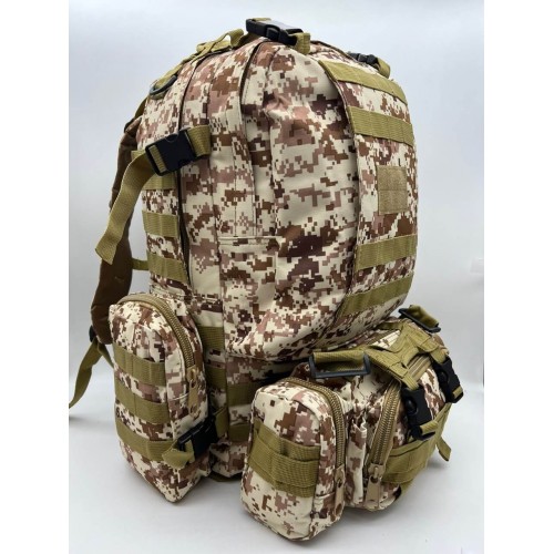 Рюкзак тактический 55 л песок/пиксель в Сочи