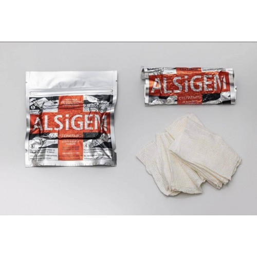 Тампонада AlsigemRu алюмосиликатная (каолиновая) впитывающая 7,5 х 185 см в Сочи